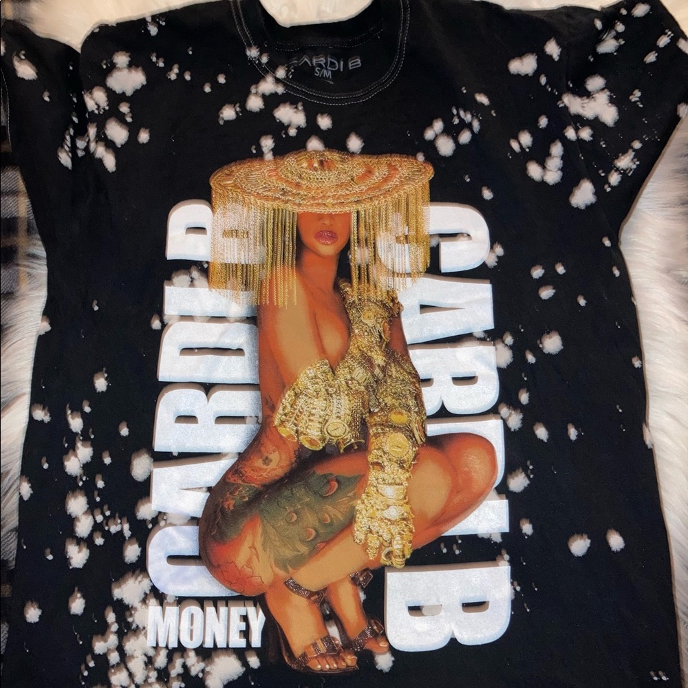 Cardi b tee worn once
